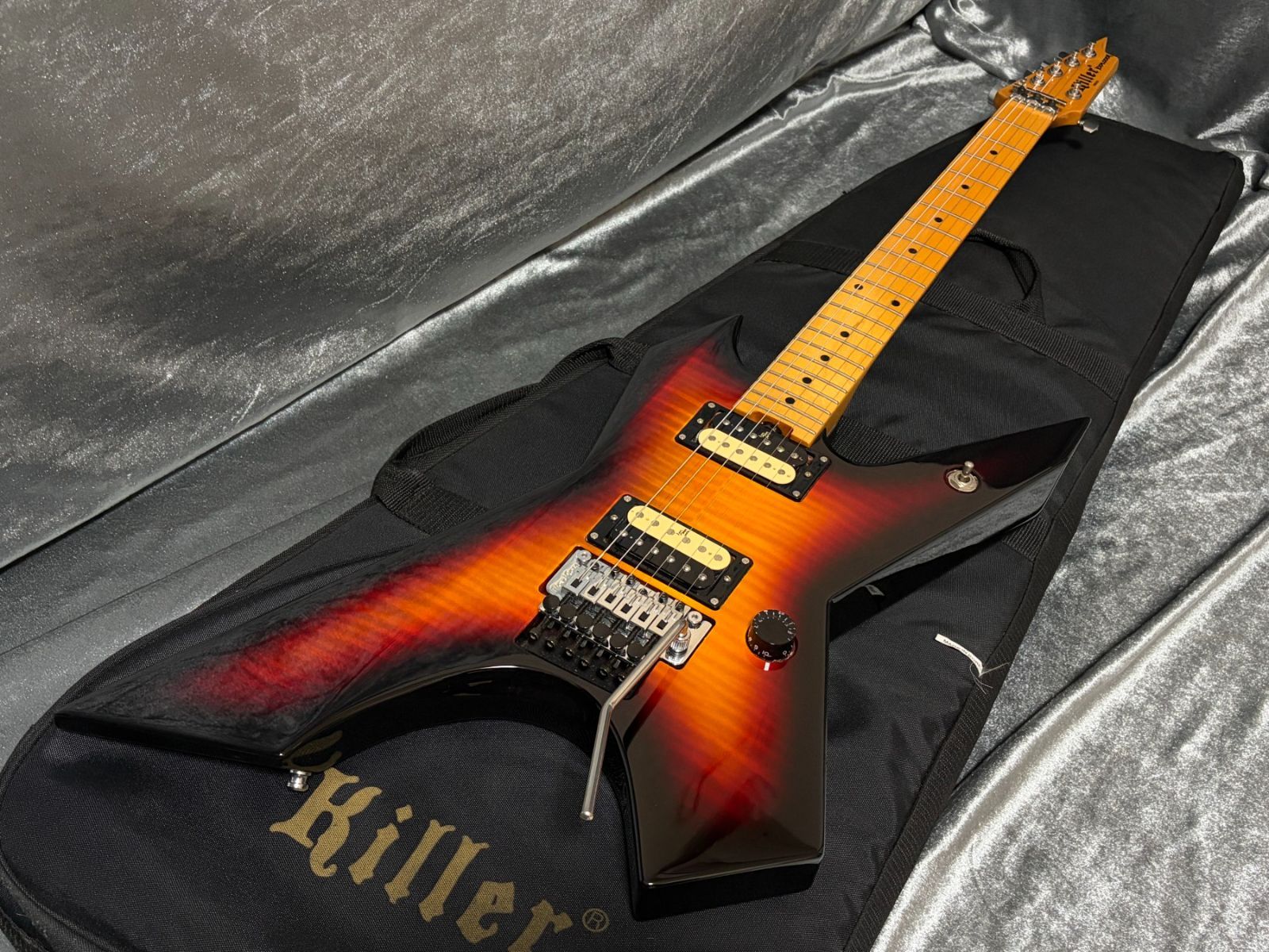 Killer キラー KG-Exploder Flame top 高崎晃シグネチャーモデル 定価181 500円 コイルタップ付き 2011年製 エレキギター