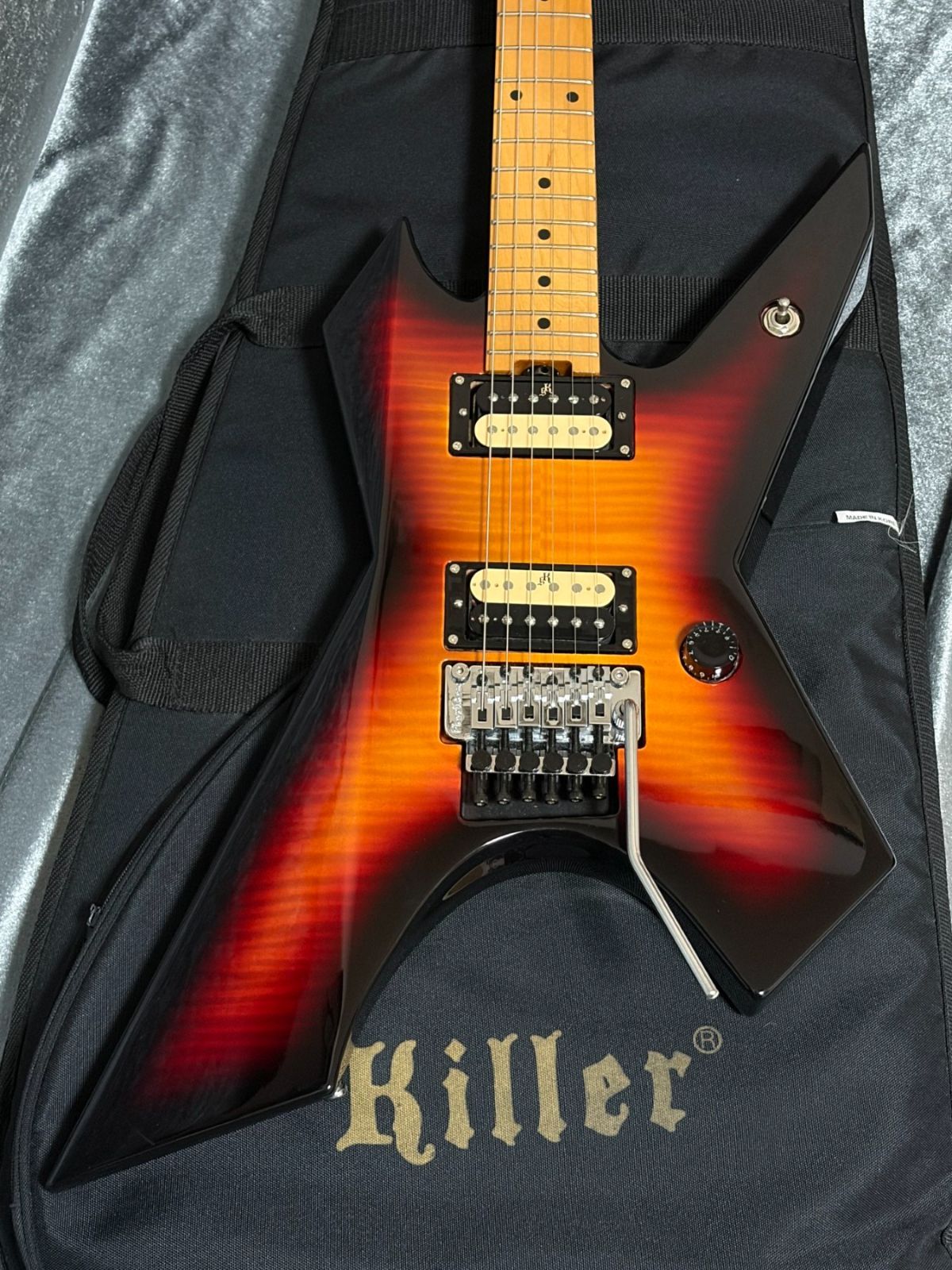 Killer キラー KG-Exploder Flame top 高崎晃シグネチャーモデル 定価181 500円 コイルタップ付き 2011年製 エレキギター