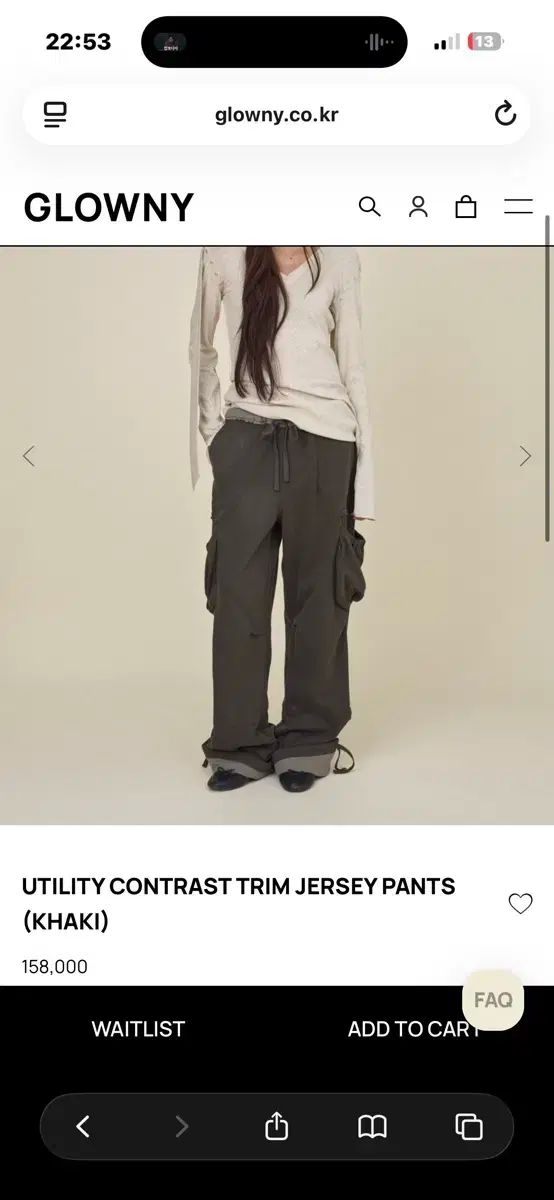 GLOWNY グロウニー ユーティリティ カーゴ パンツ s