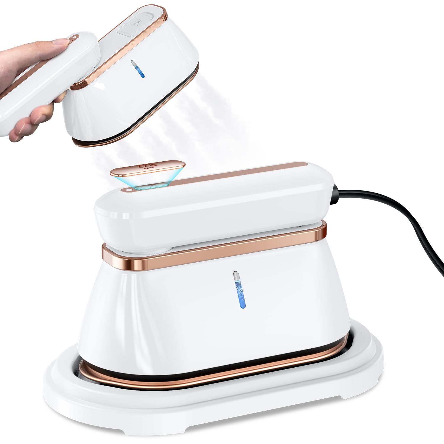 生活家電 スチームアイロン 衣類スチーマー 【2025新登場・折り畳み式 