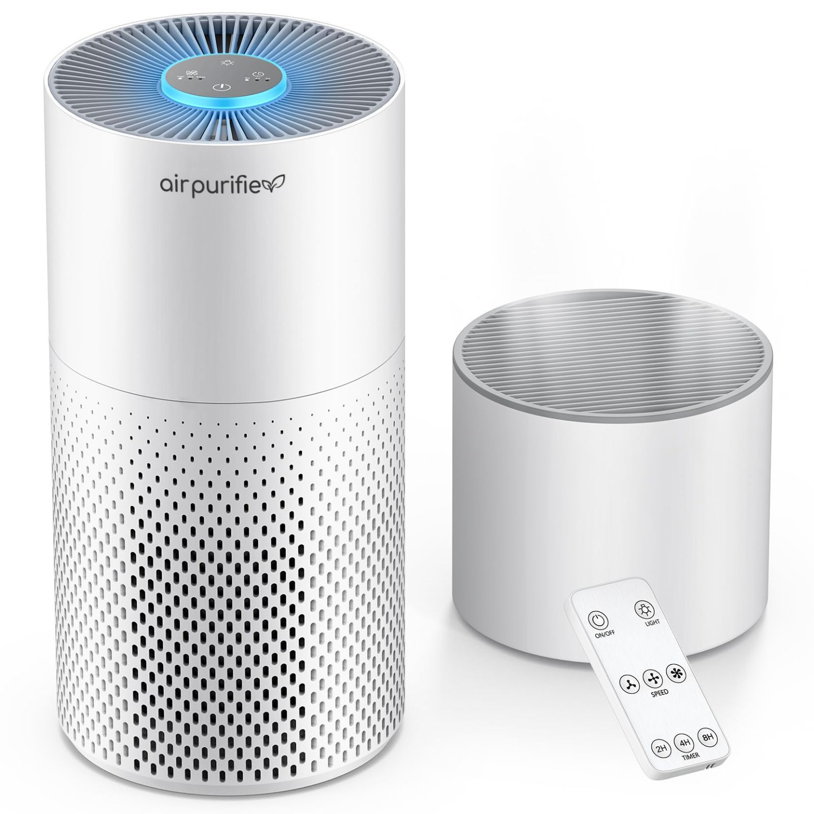 Afloia 加湿器付き 空気清浄機 30畳 くうき強力浄化 小型 3段階風量調節 7色変換ライト タイマー付き 消臭 除菌 集じん 花粉 ほこり ペット PM2.5 三層HEPAフィルター スリープモード搭載 操作簡単 省エネ コンパクト 寝室 リビング 玄