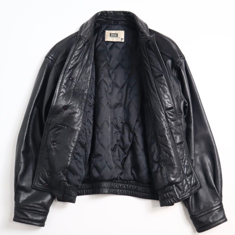 DURBAN　黒　レザージャケット Vintage DURBAN 80s 90s ヴィンテージ G1 A2 ラムレザー 羊革 レザー