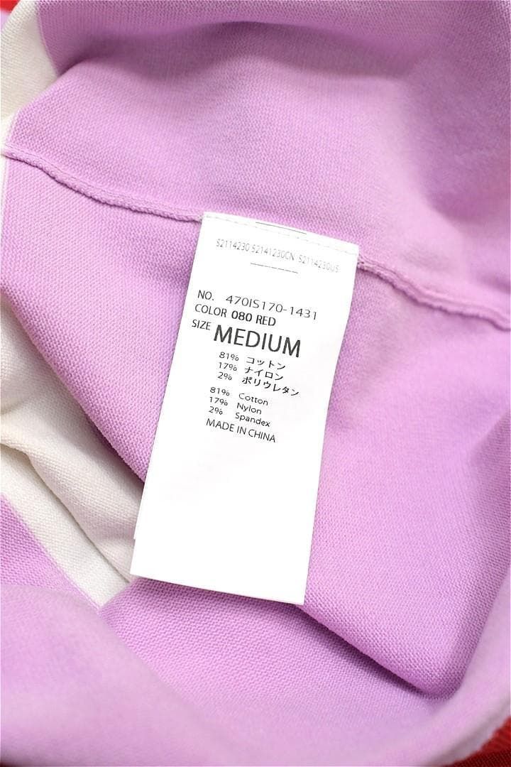  J 421 24 SS NAGONSTANS ニットベスト Vネック ボーダー ニットベスト ベスト ジレ ビスチェ