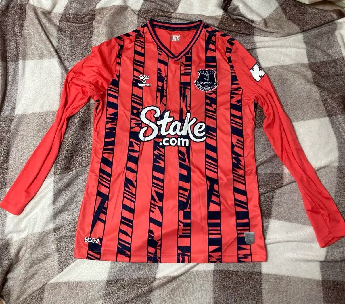 エバートン 23 24シーズン アウェー 長袖 ドゥクレ マーキング