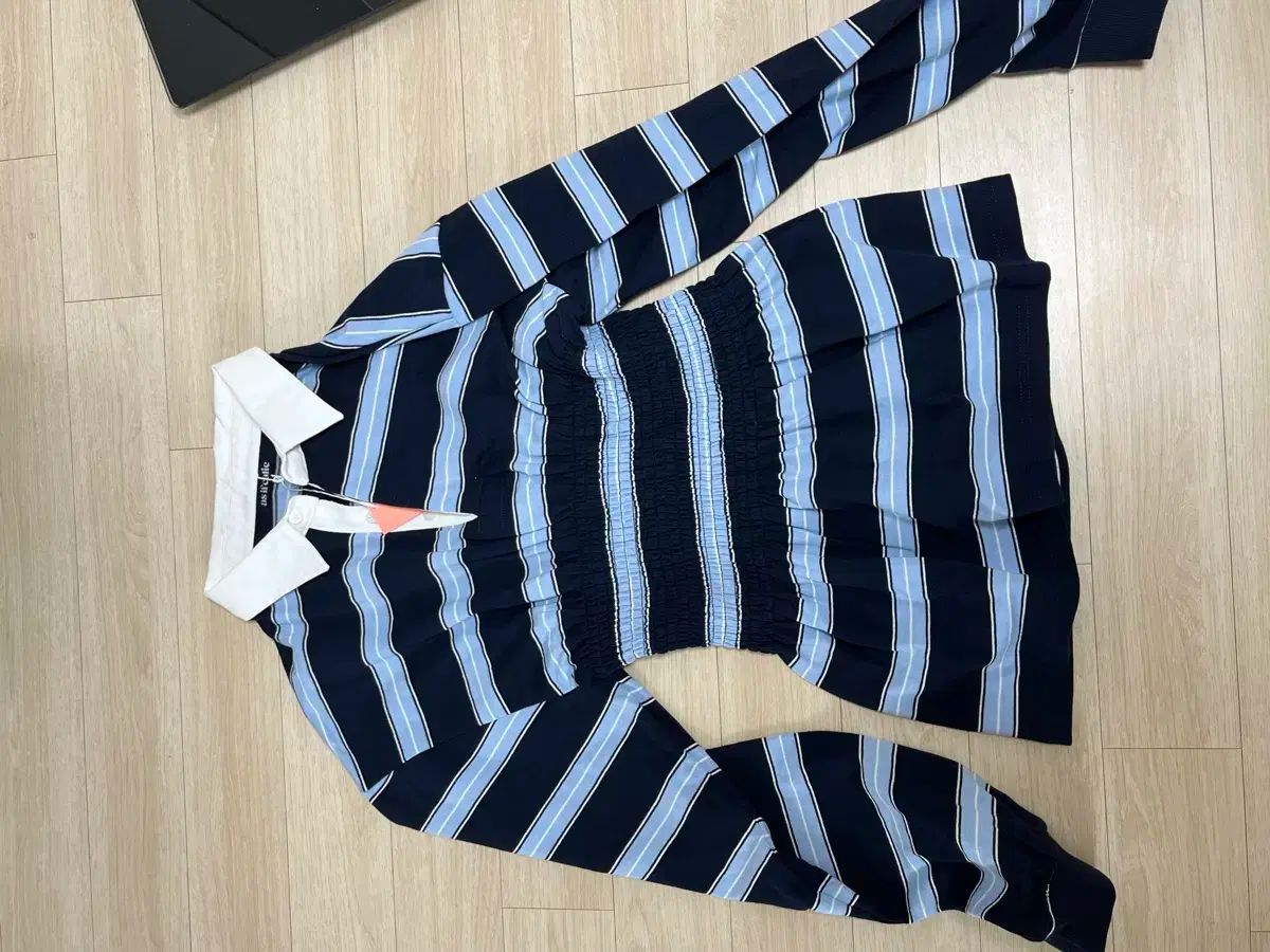  エズイフ エズ ライフ スモーク ストライプ KARA カラ Tシャツ 長袖 Tシャツ カットソー