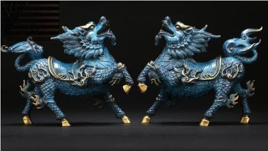 新入荷 置物 感 銅製 麒麟 風水グッズ 麒麟 置物 TALLINNNEXPO_COM