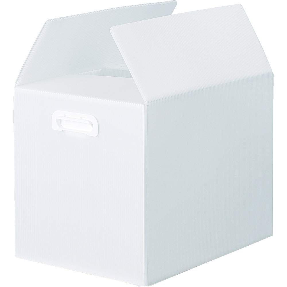 トラスコ中山 TRUSCO ダンボールプラスチックケース 取っ手穴なし 半透明 A3サイズ 5枚セット TDP-A3D-5TM