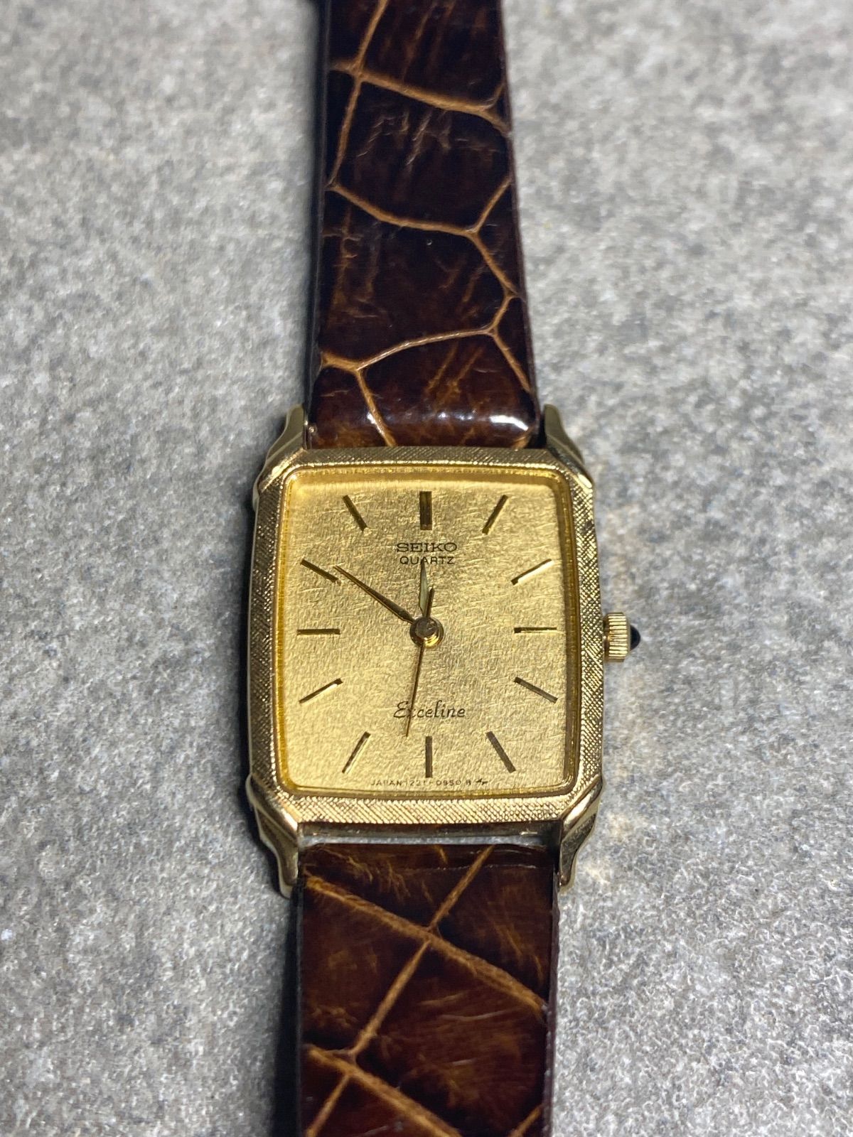 SEIKO Exceline エクセリーヌ 14k レディース 腕時計 稼働品 14金