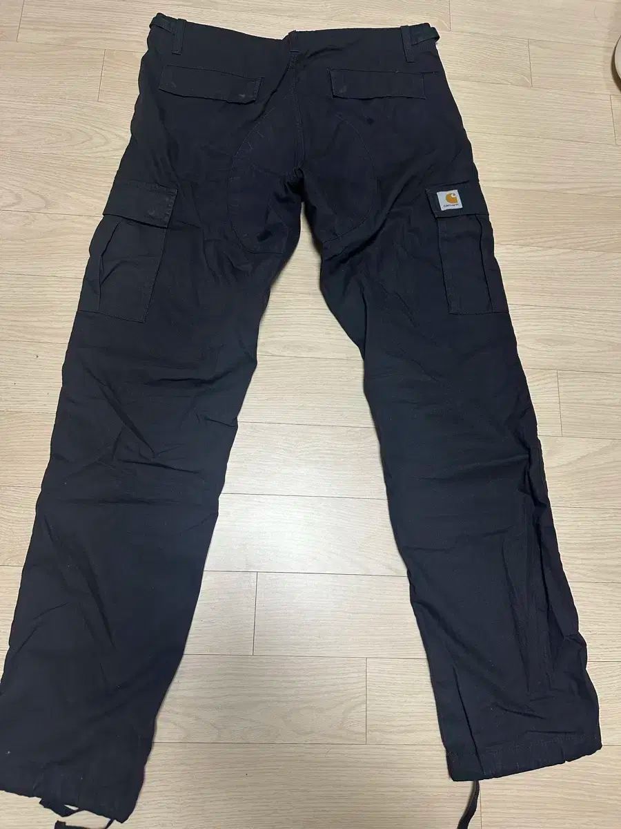カーハート レギュラー カーゴパンツ ブラック 32 X