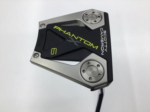 タイトリスト SCOTTY CAMERON PHANTOM X 6 34インチ パター PT スチール フレックスその他 メンズ 男性用 右利き 右用 Bランク ゴルフクラブ