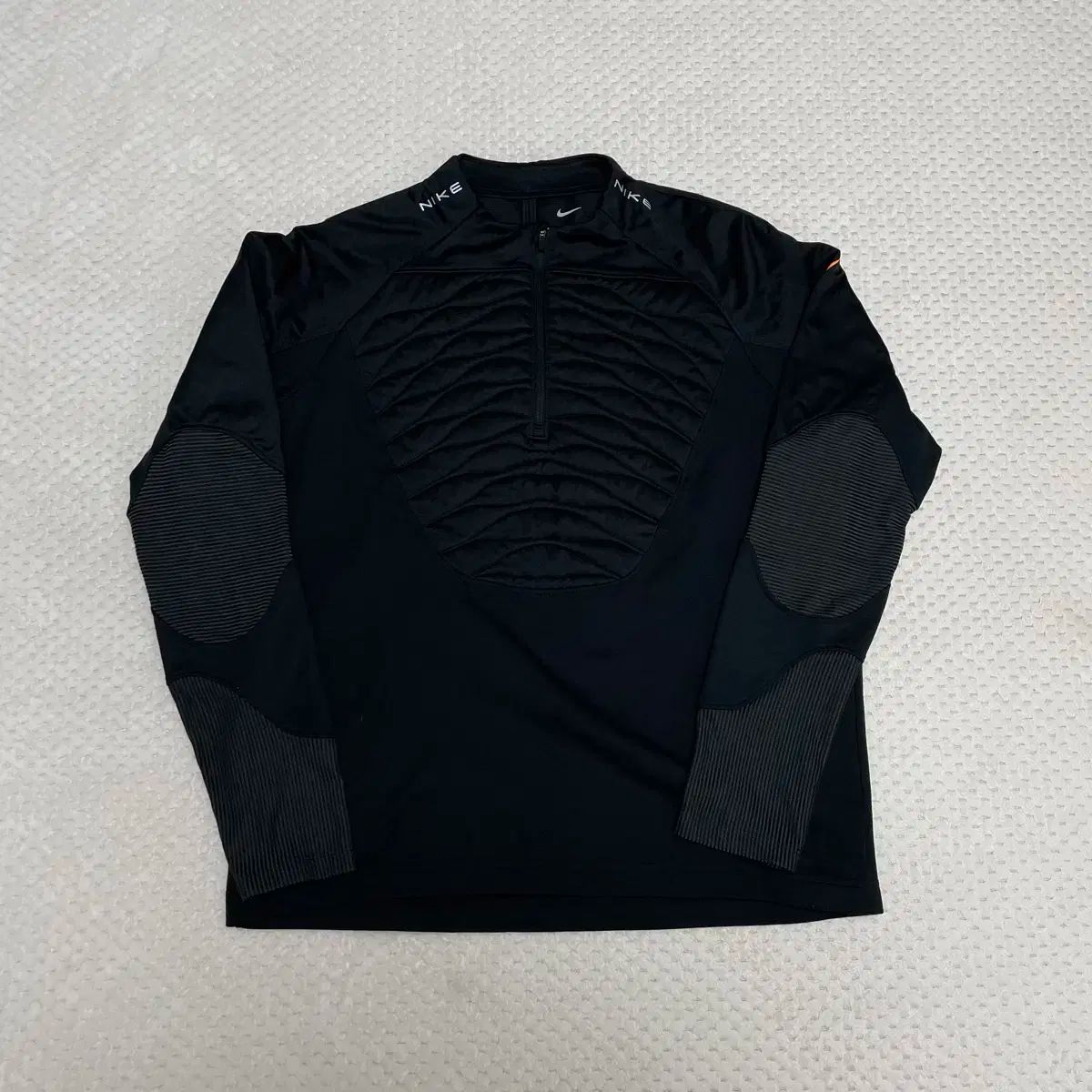 XL ナイキ サーマフィット ストライク ウィンター ウォーリアー フットボール ドリル トップス ブラック