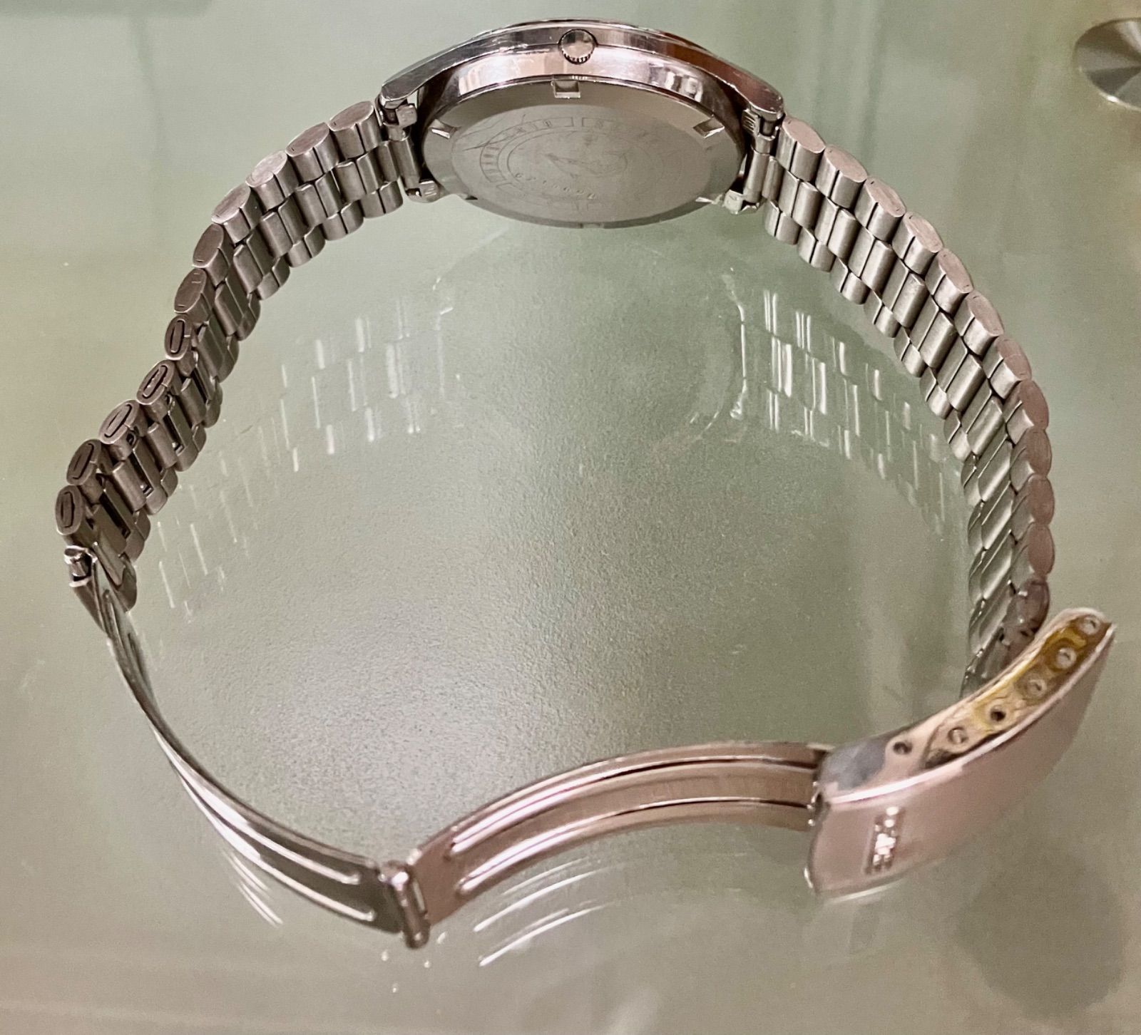 シルバー文字盤 メンズ腕時計