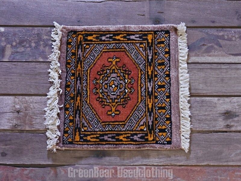トライバルラグ　カーペット　ヴィンテージ 127x79cm トライバルラグ ヴィンテージラグ 手織り絨毯 カーペット