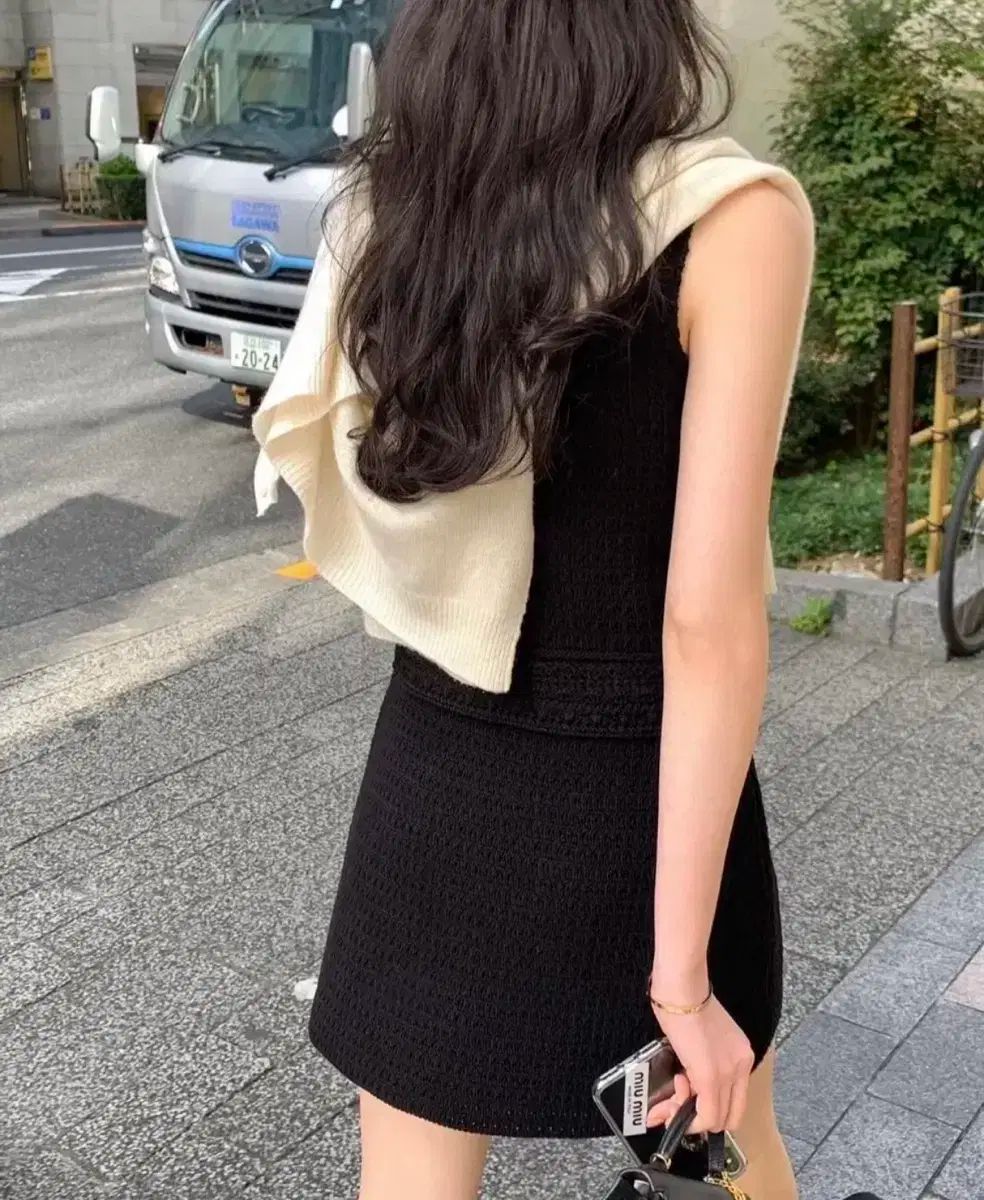 ルプレイン カンボン ニット セットアップ スカートm