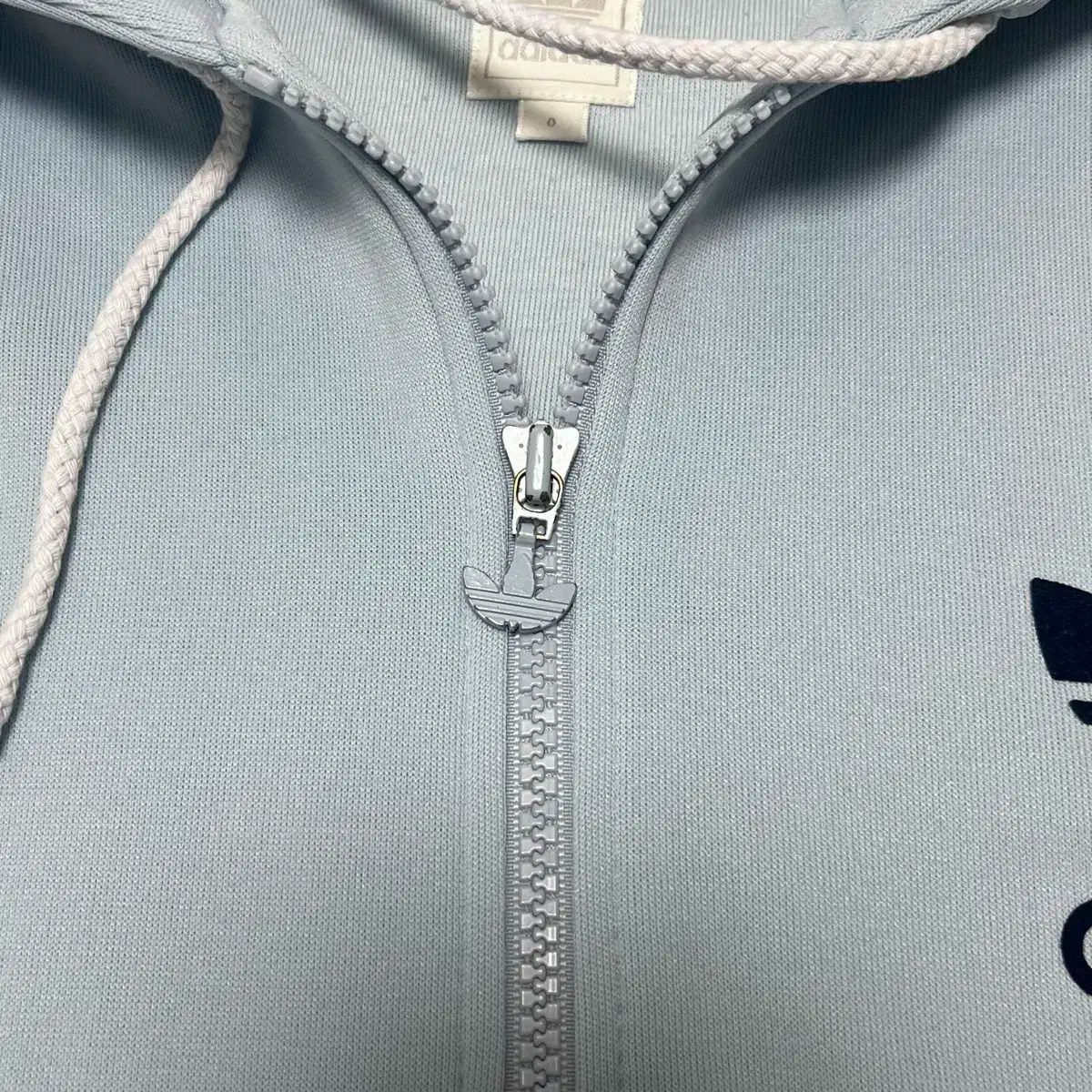 アディダス スカイブルー ジャージ フードジップアップ あのちゃん風 ヴィンテージ