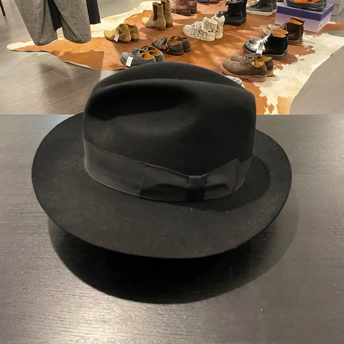 カシラ FEDORA フェドラ ハット ブラック