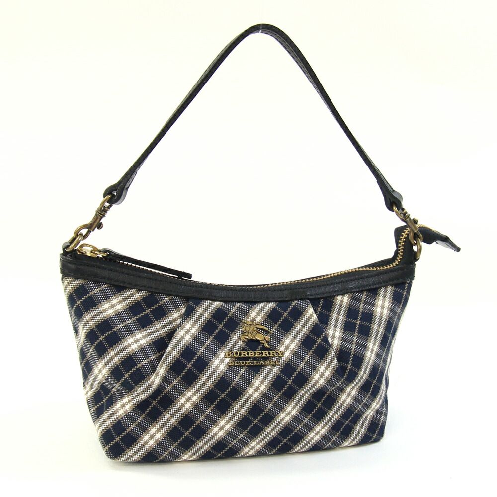 バーバリーブルーレーベル ポーチ ネイビー