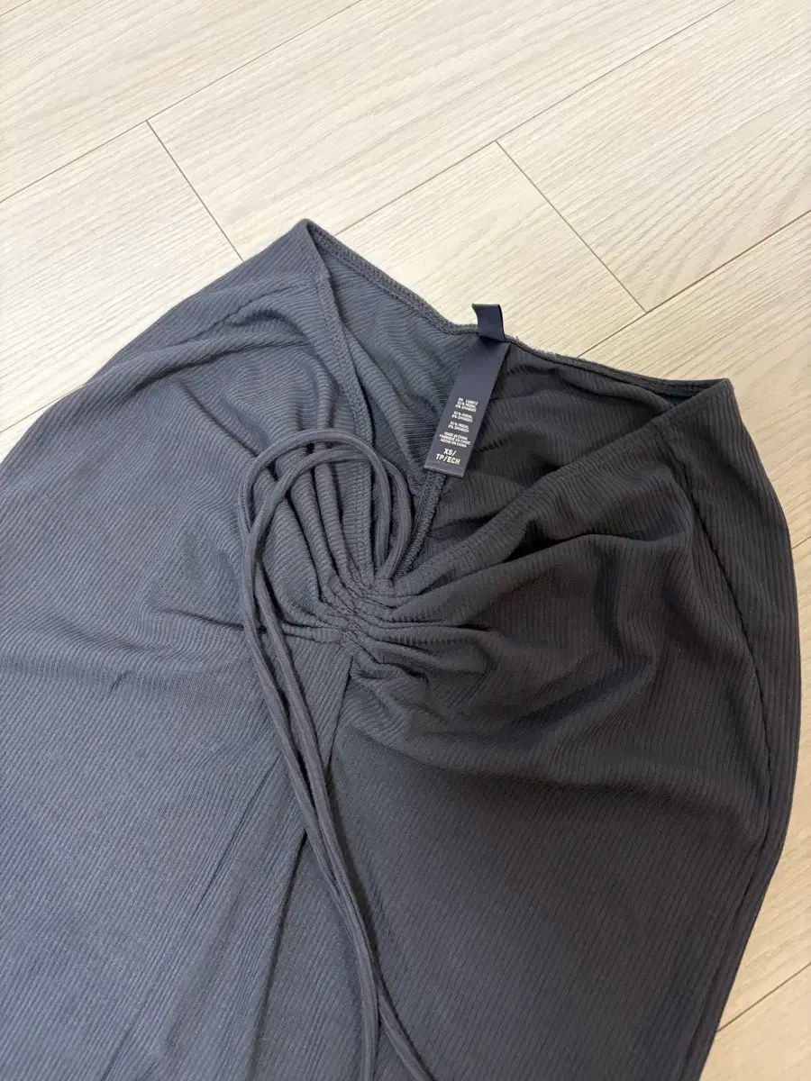 SKIMS スキムス ラウンジ マキシ ロング丈スカート XS チャコール