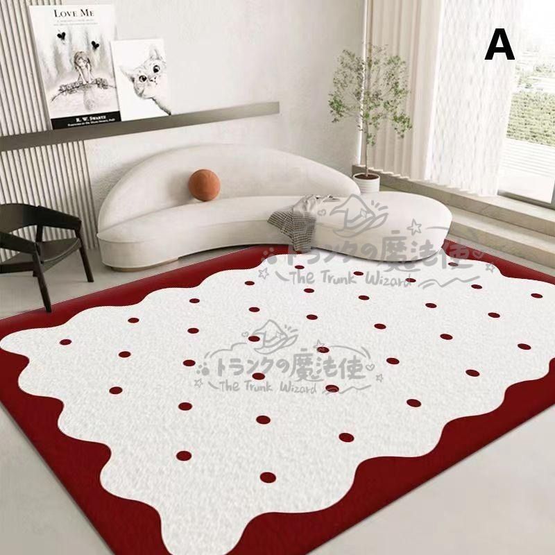 カーペット オールシーズン ベルベット調 生地 フロアマット おしゃれ かわいい インテリア ショートパイル 300x200 洗える 滑り止め 付き CCDT1031p056