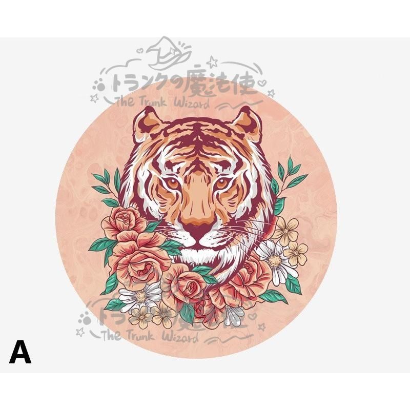 ヨガ マット 曼荼羅 マンダラ 動物 アニマル 柄 ヨガマット 厚手 円形 大判 おしゃれ インテリア 室内マット ラウンド 滑り止め ケース付 CCDT1031p011