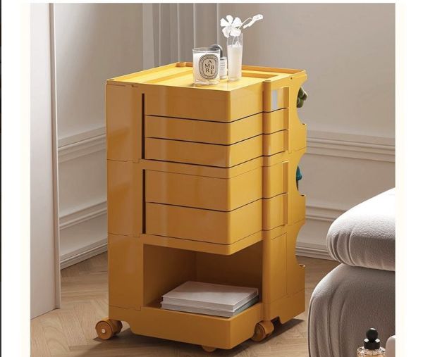 3段5トレイ 5段トレイ Wagon 収納ラック キャスター付き Joe Colombo ジョエ コロンボ デザイナーズ家具 ミッドセンチュリー キッチンワゴン マルチワゴン 韓国 おしゃれ 収納 キッチン