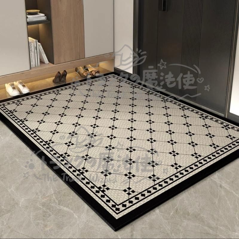 カーペット ラグ 絨毯 幾何学模様 シンプル モダン おしゃれ 玄関フロアマット 滑り止め ループパイル フリーカット ライトラグジュアリー CCDT1031p112