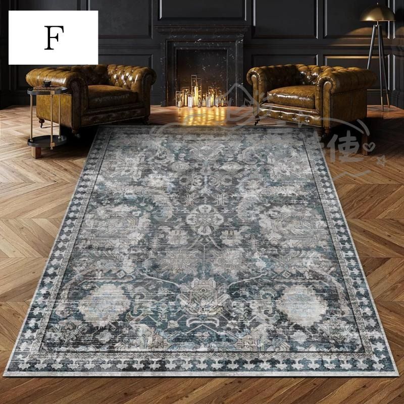 カーペット 敷物 ペルシャ風 200cm×100cm おしゃれ インテリア 絨毯 じゅうたん 洗える マット ラグ レトロアメリカン CCDT1031p150 MARWIL-DEMENAGEMENTS_CH