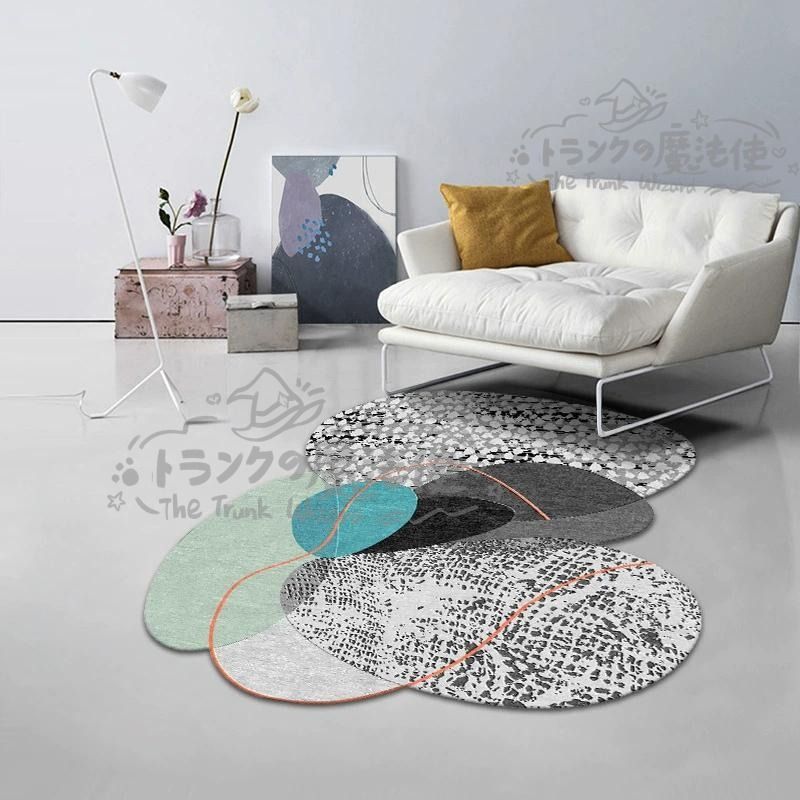 カーペット 敷物 モダン 抽象 幾何学模様 120×160cm おしゃれ インテリア 絨毯 じゅうたん 洗える マット ラグ 個性派 CCDT1031p143