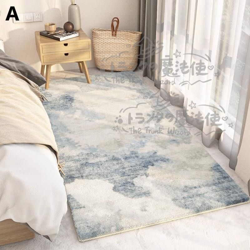 カーペット バティック柄 カシミア調 生地 フロアマット おしゃれ かわいい インテリア ホルムアルデヒドフリー お手入れ 簡単リビング CCDT1031p045