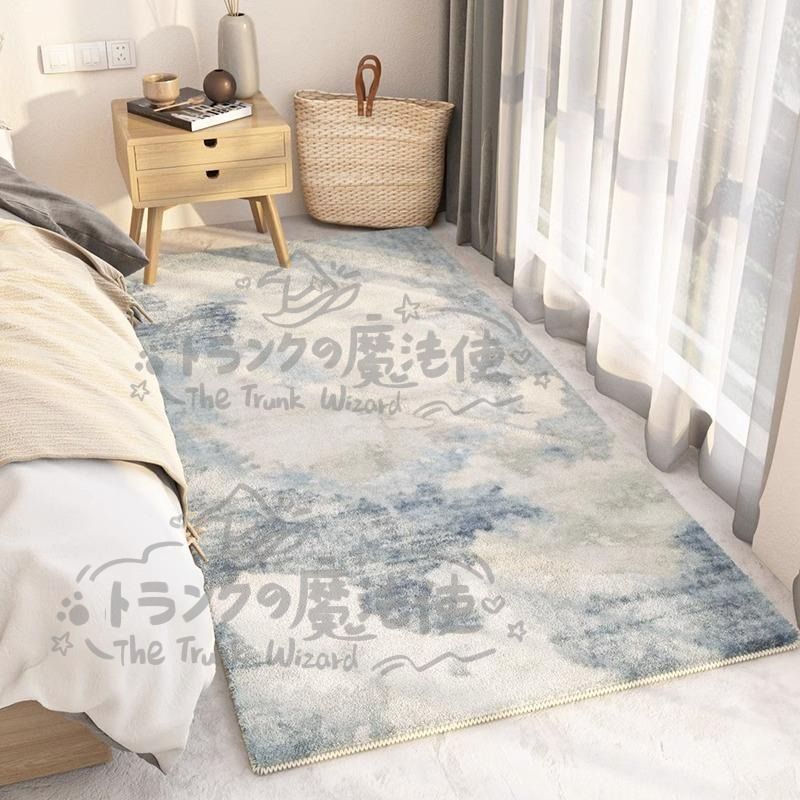 カーペット バティック柄 カシミア調 生地 フロアマット おしゃれ かわいい インテリア ホルムアルデヒドフリー お手入れ 簡単リビング CCDT1031p045