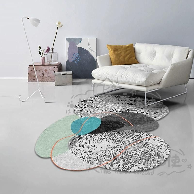 カーペット 敷物 モダン 抽象 幾何学模様 120×160cm おしゃれ インテリア 絨毯 じゅうたん 洗える マット ラグ 個性派 CCDT1031p144