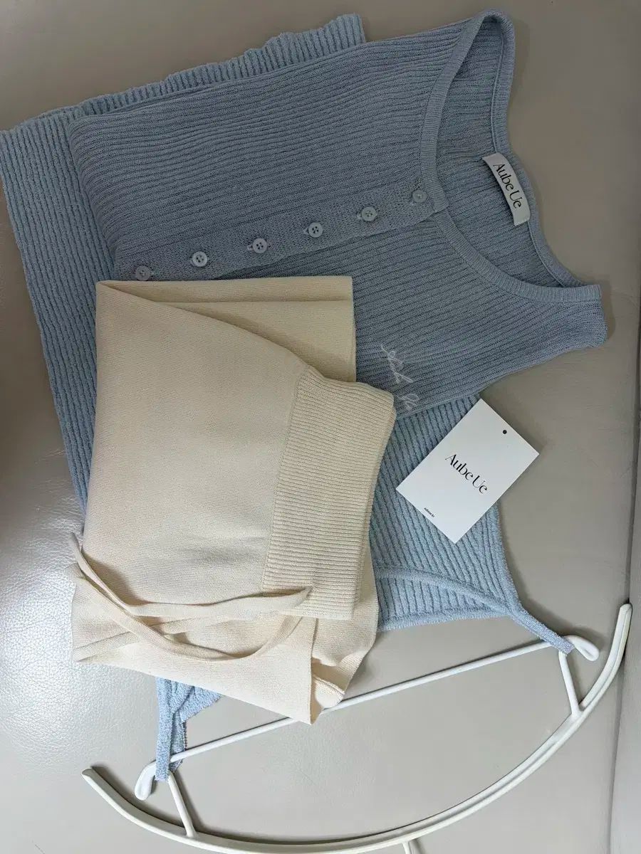 OFゆい ニットハーフパンツ カーディガンセット