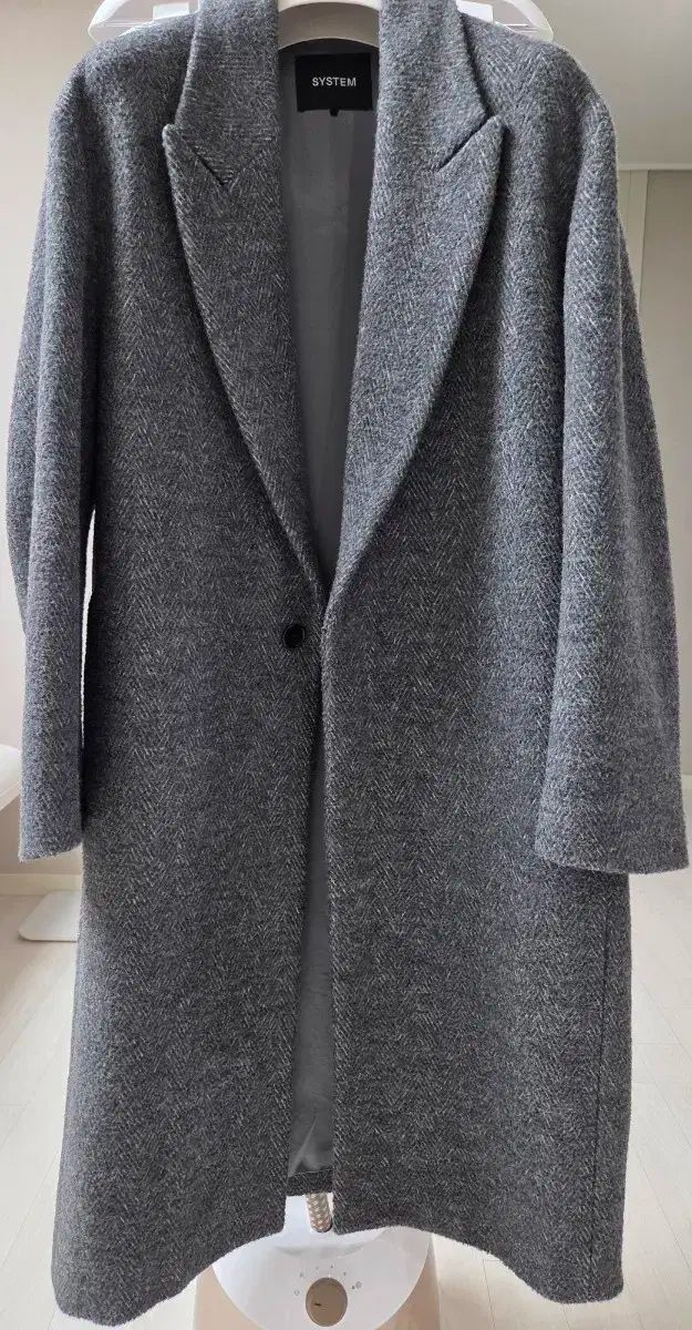 SYSTEM システムオム ヘリンボーン コート