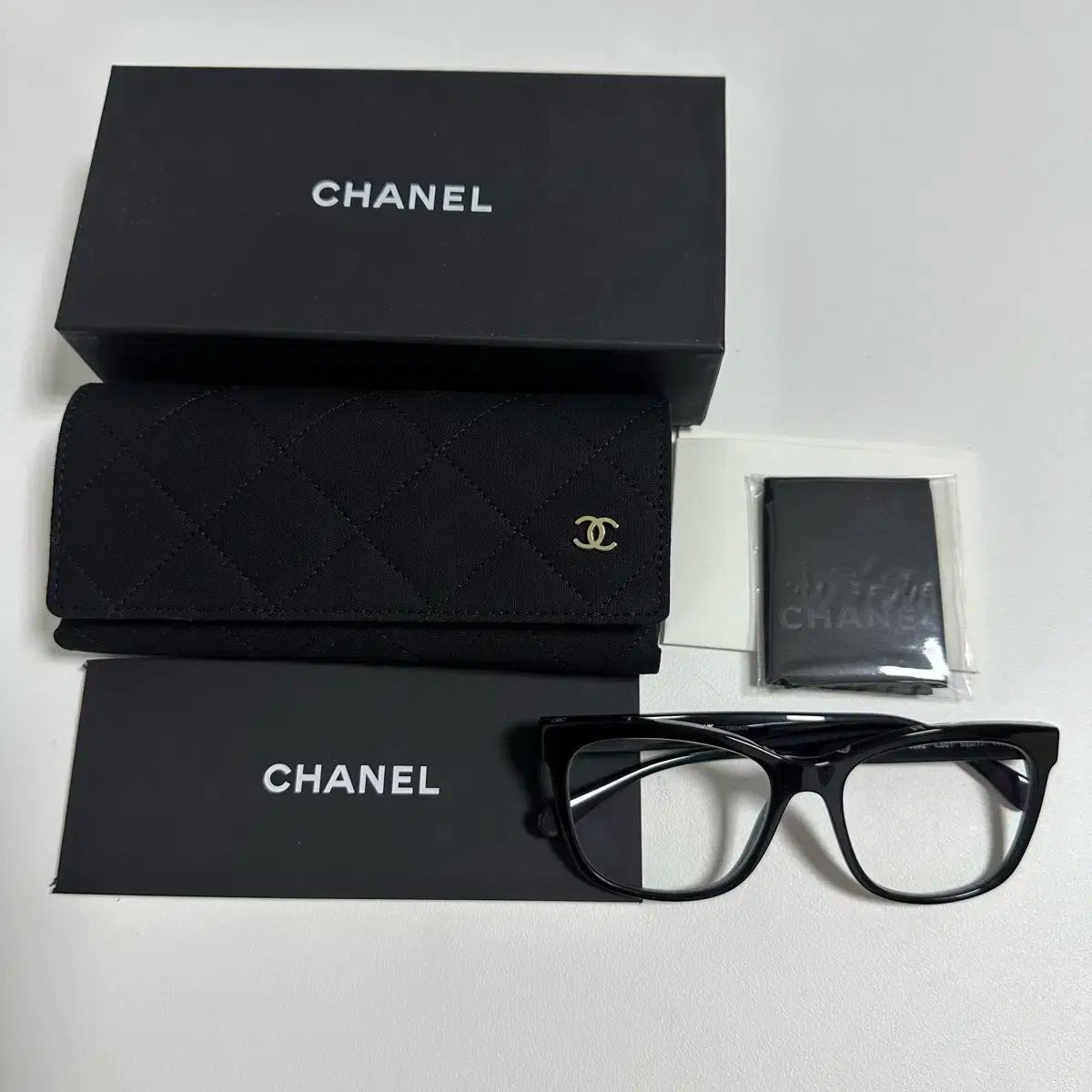 シャネル CC スペル ロゴ メガネ 3392 C501 53mm
