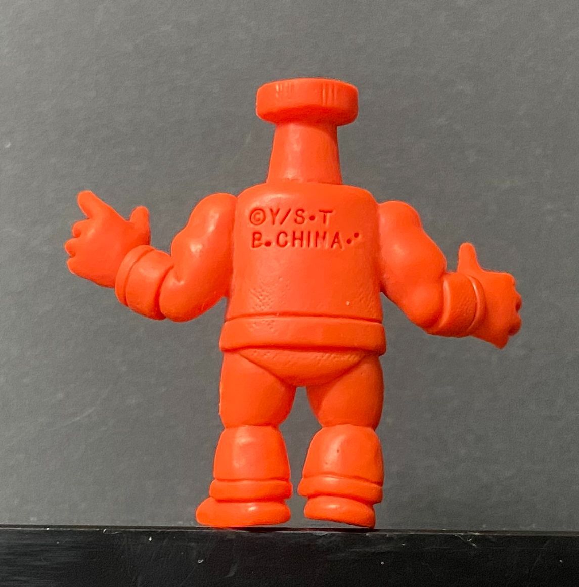 キン肉マン 消しゴム キンケシ 復刻版 8 157キング・ザ・100t 橙