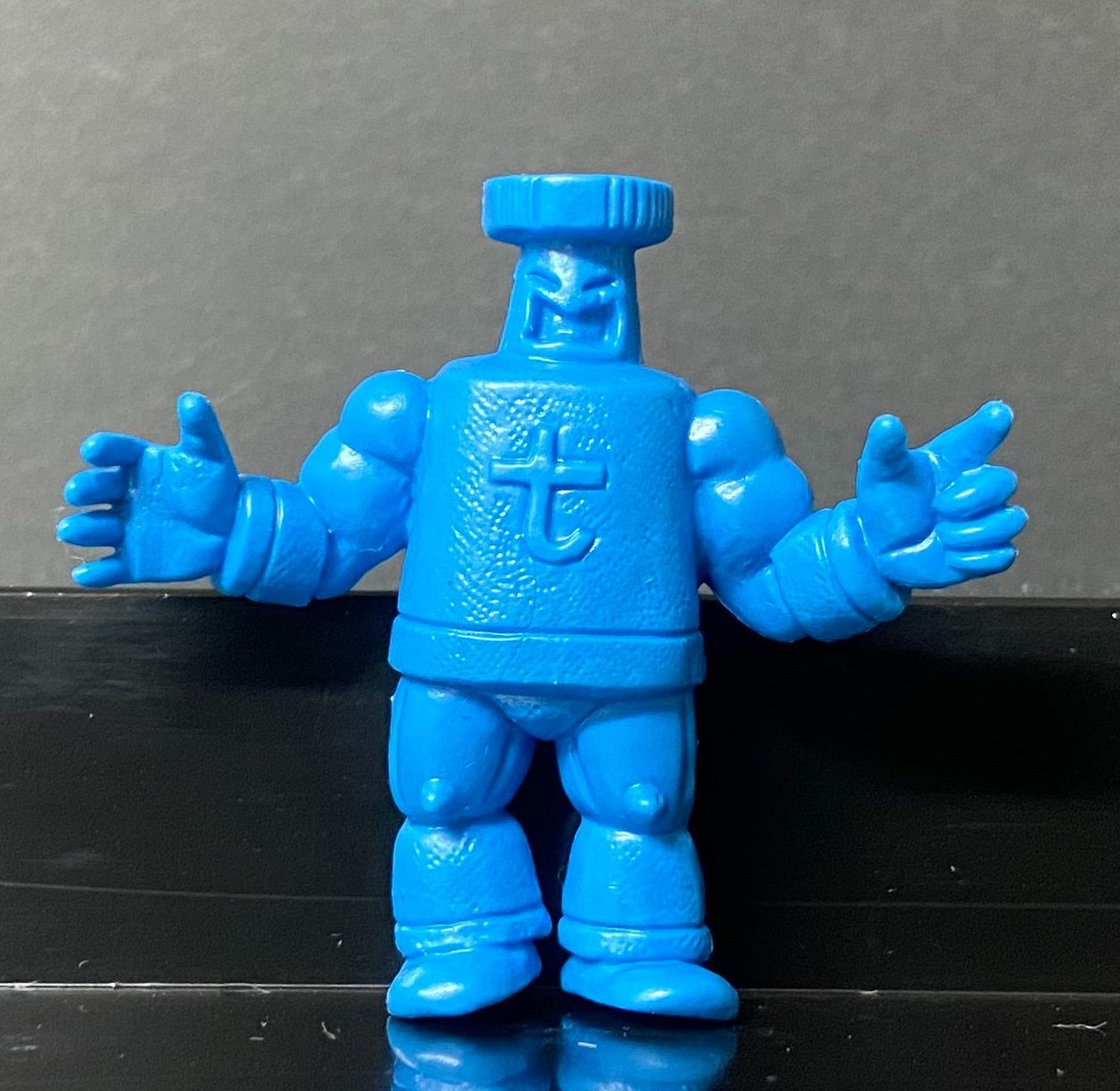 キン肉マン 消しゴム キンケシ 復刻版 8 157キング・ザ・100t 青 《3子