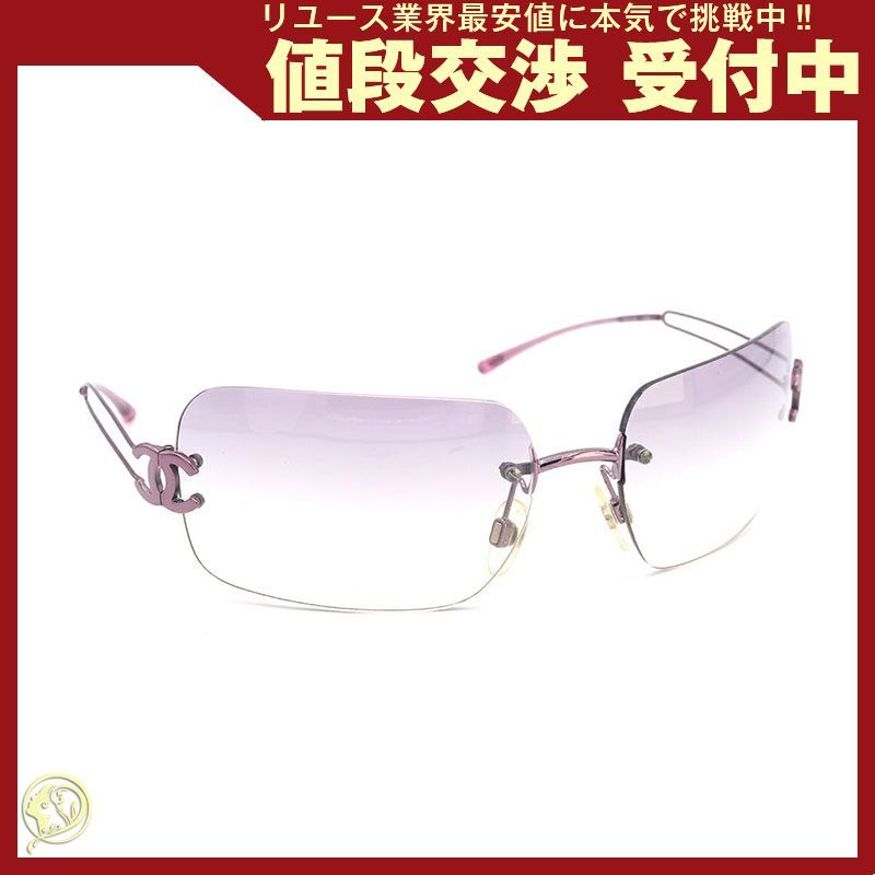 シャネル サングラス 4068 メタリックパープル