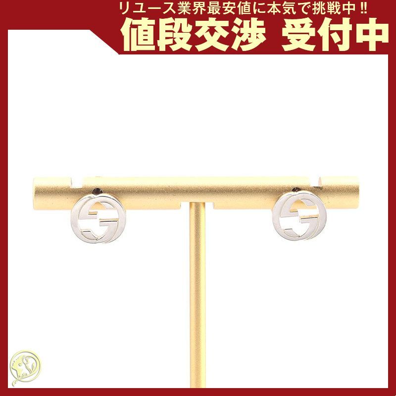 グッチ ピアス インターロッキングG スタッド SV