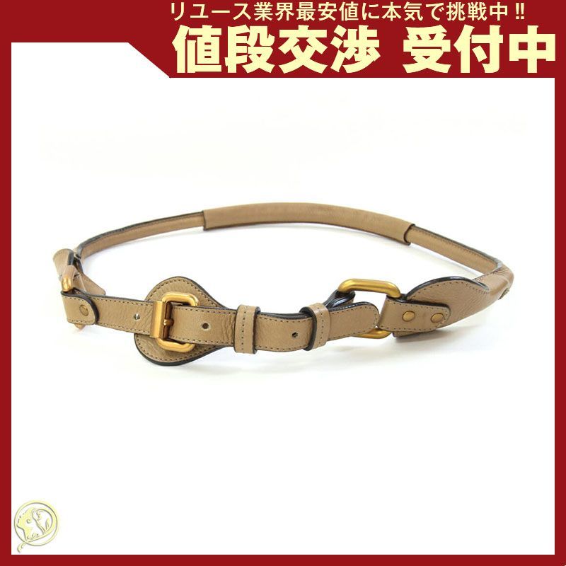 クロエ ベルト 6ECE06 6E422 ライトブラウン