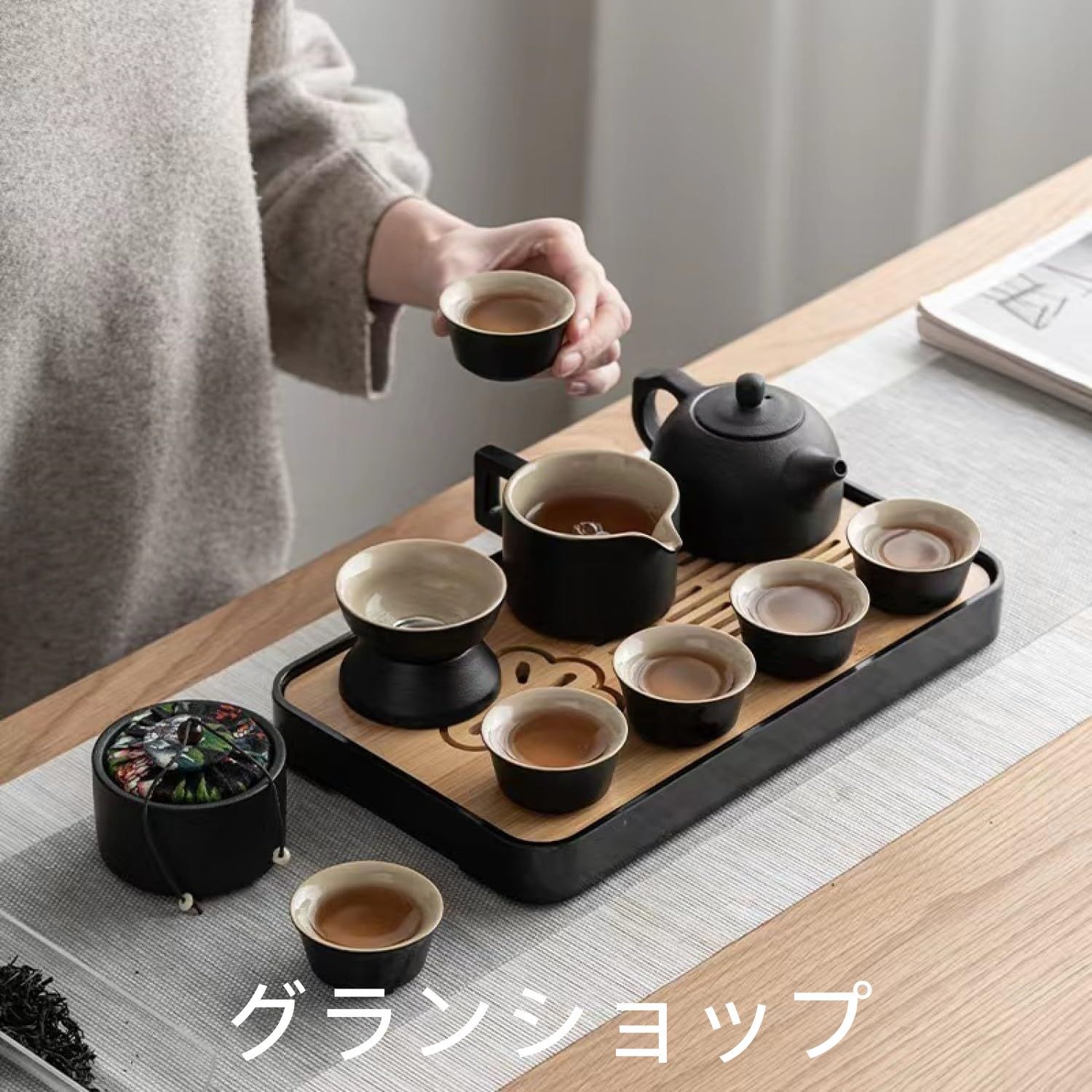 新品未使用 茶器セット ティーセット 陶器 湯呑み 急須 11個セット