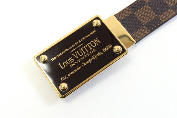 ルイヴィトン ベルト ダミエ サンチュール M 9677 V