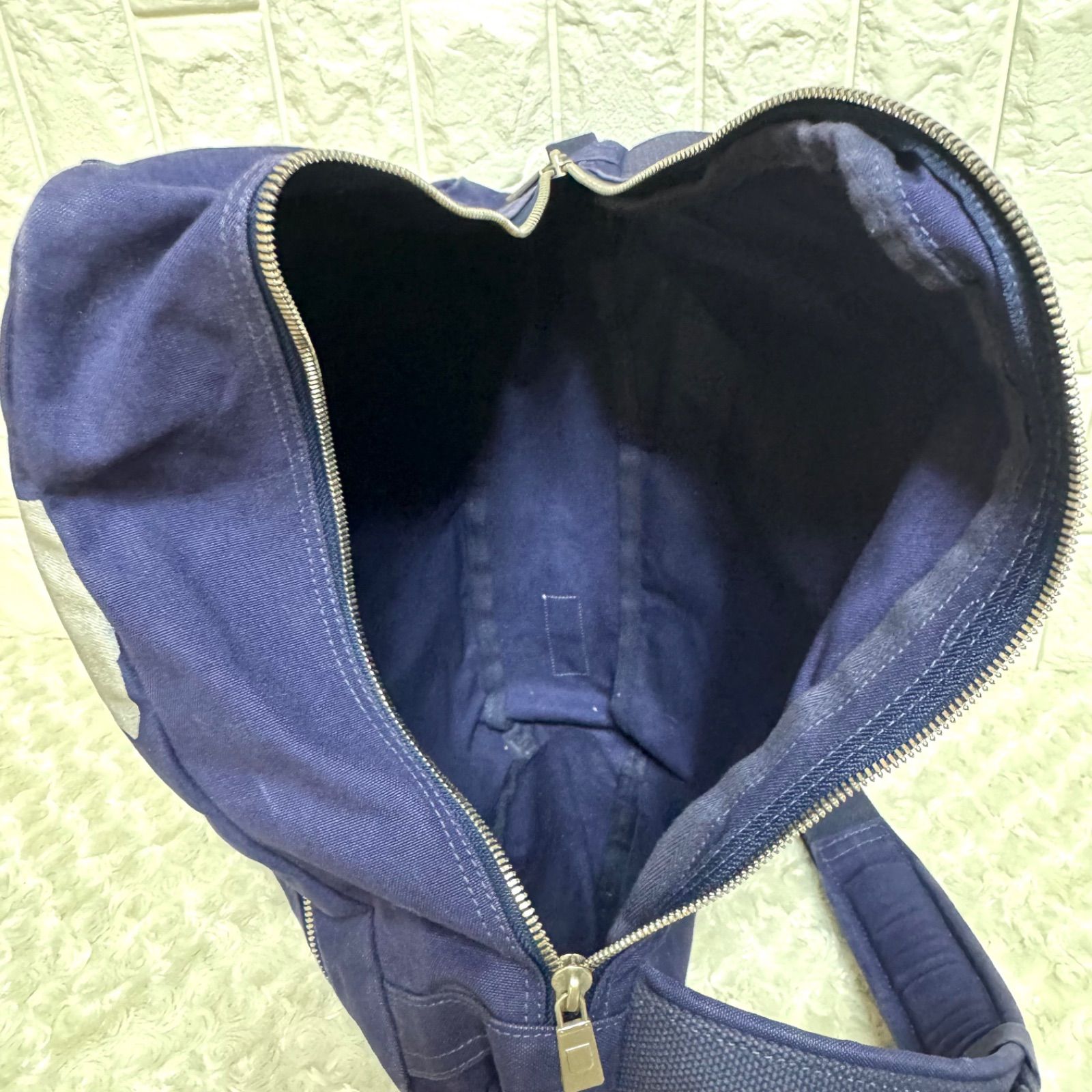 一澤 信三郎帆布 ワンショルダーバック ネイビー - メルカリ