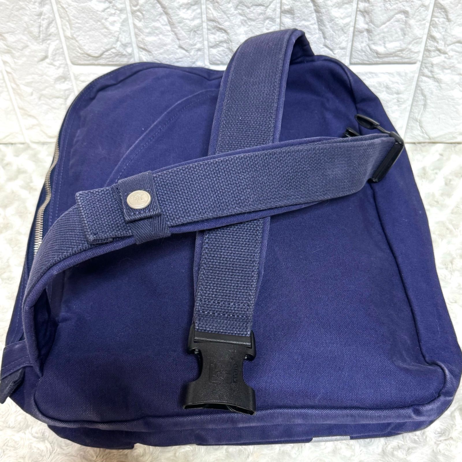 一澤 信三郎帆布 ワンショルダーバック ネイビー - メルカリ