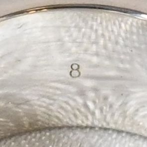 研磨済 GUCCI Gロゴ カットアウト リング サイズ8 Ag925 指輪 グッチ FORTGASGNV_COM_BR