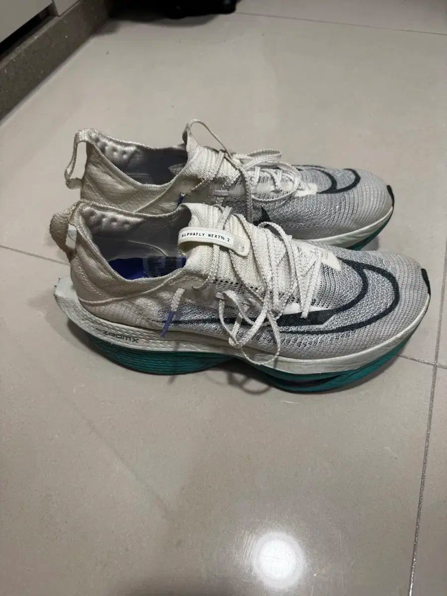 280 NIKE ナイキ アルファフライ ネクスト 2 白 クリア ジェイド