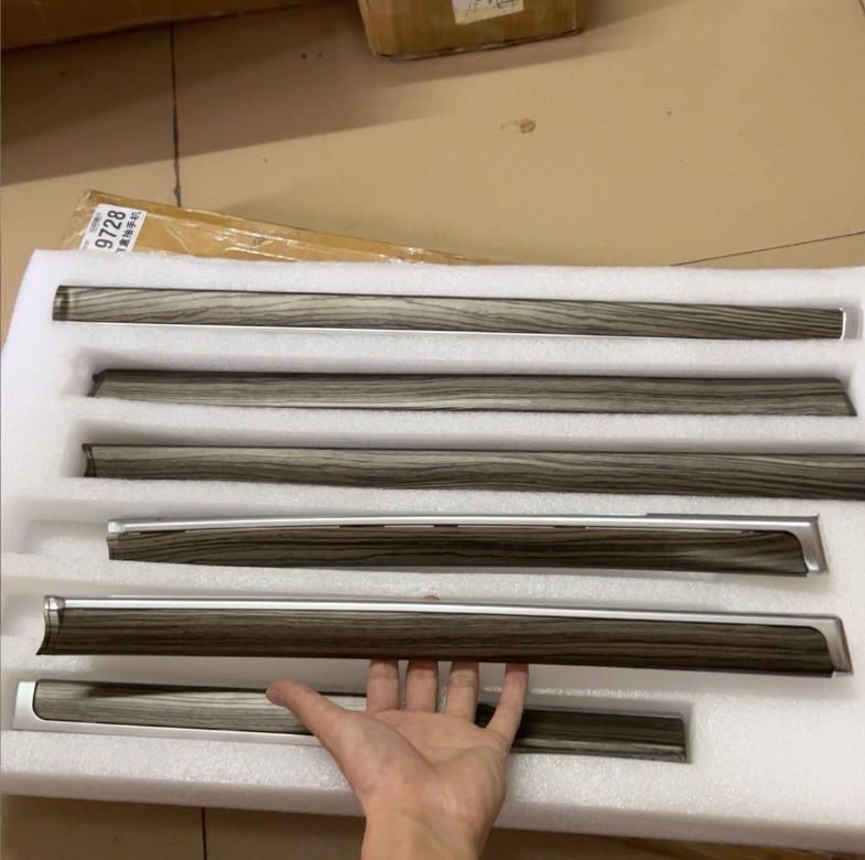 08-22ランドクール路沢桃木内装ドアパネル装飾バーカーボン繊維中制御インナーハンドル改造品