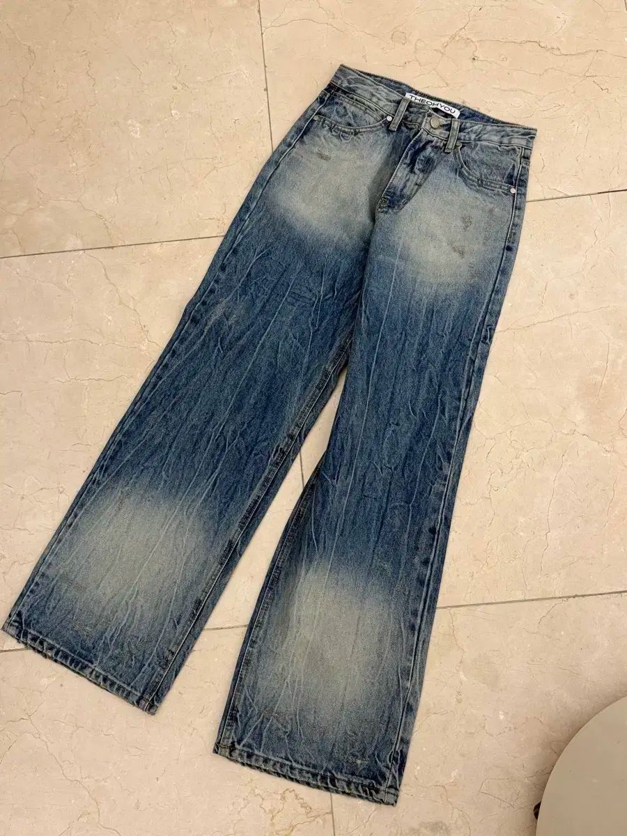 THEOHYOU デニム ワイド パンツ