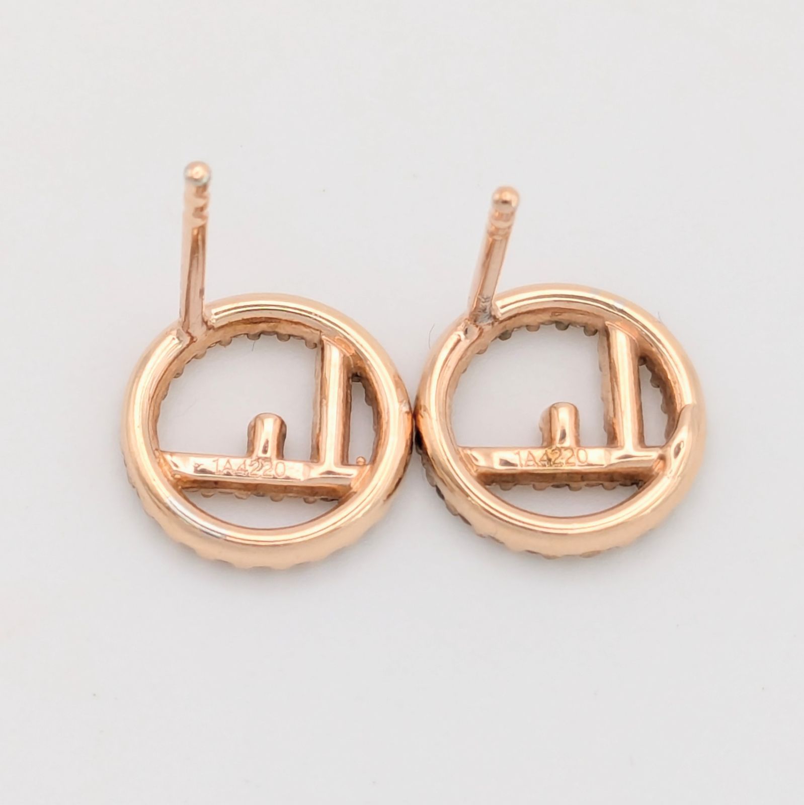 FENDI エフ イズ フェンディ ピアス ピンクゴールド フェンディ ピアス