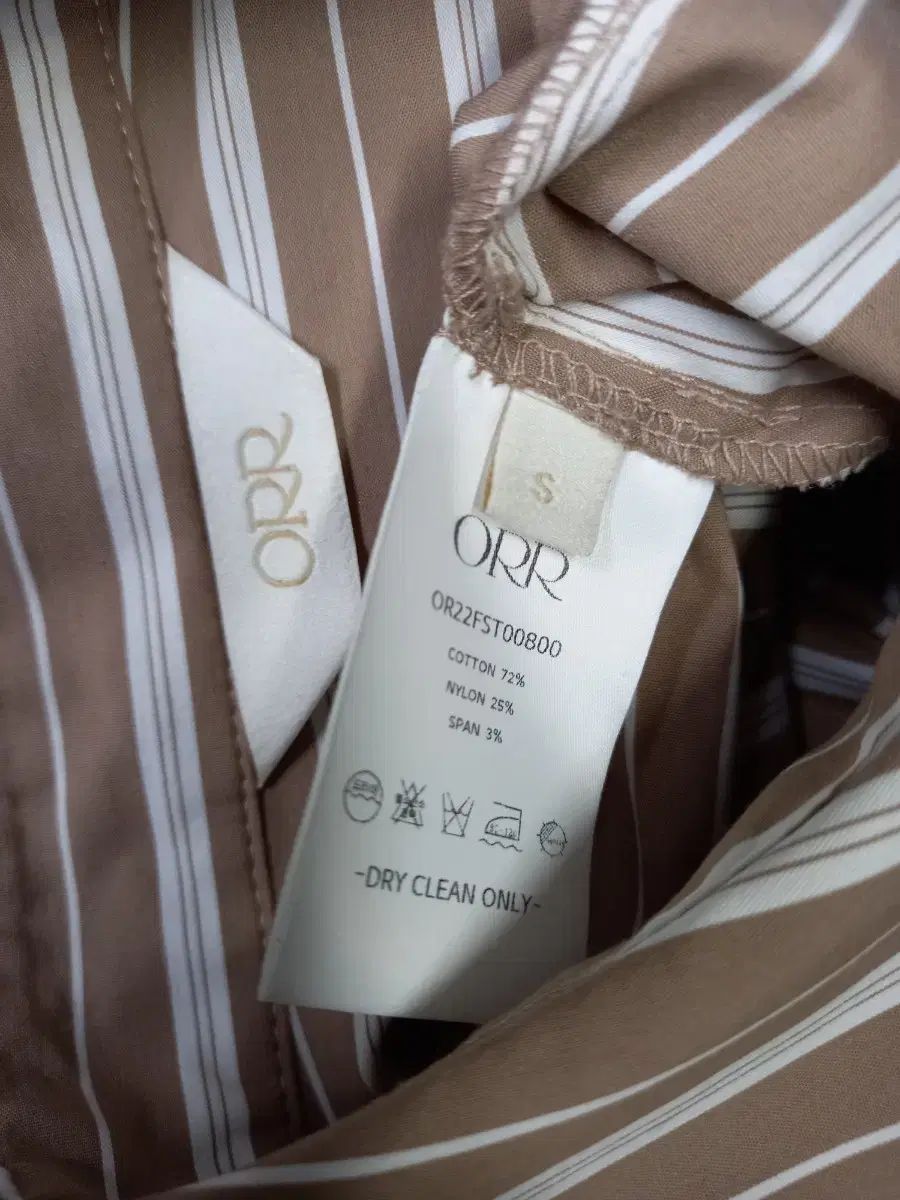  新オル ORR 秋冬ストライプ シャツブラウス 55 長袖 シャツ ブラウス