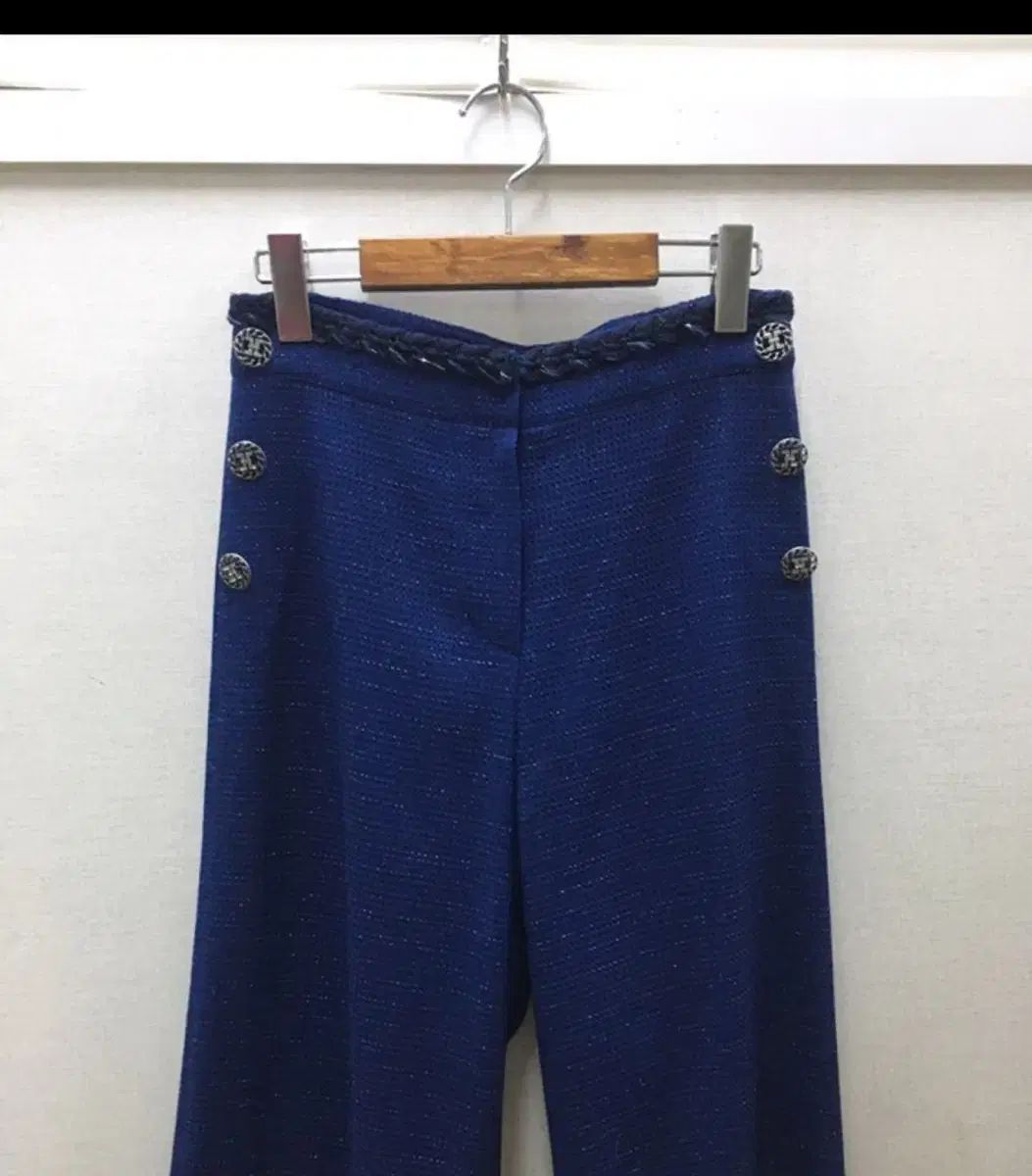 FW22年 価格70万 TIME ネイビー イタリア製 ツイード ズボン